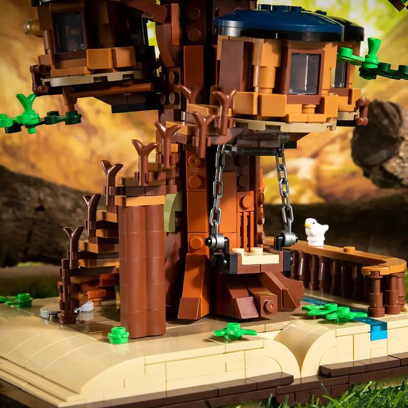 Explore the Wilderness with Jungle Tree House Building Blocks for Creative Kids