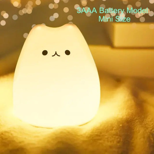 Mini Kawaii Popular Cat Baby Night Lamp - Home Kartz