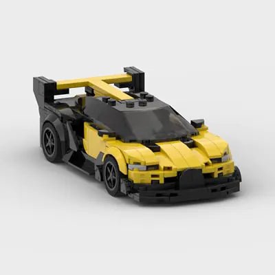 MOC Bugatti Veyron Racing Speed Champion Racer Building Blocks