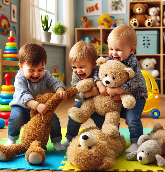 Durable Plush Companions: The Soft Plush Toys for Active Play with Three Toddlers