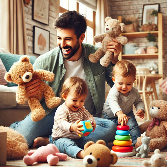 Three Toddlers One Dad Why Plush Toys Are My Go To for Comfort and Playtime