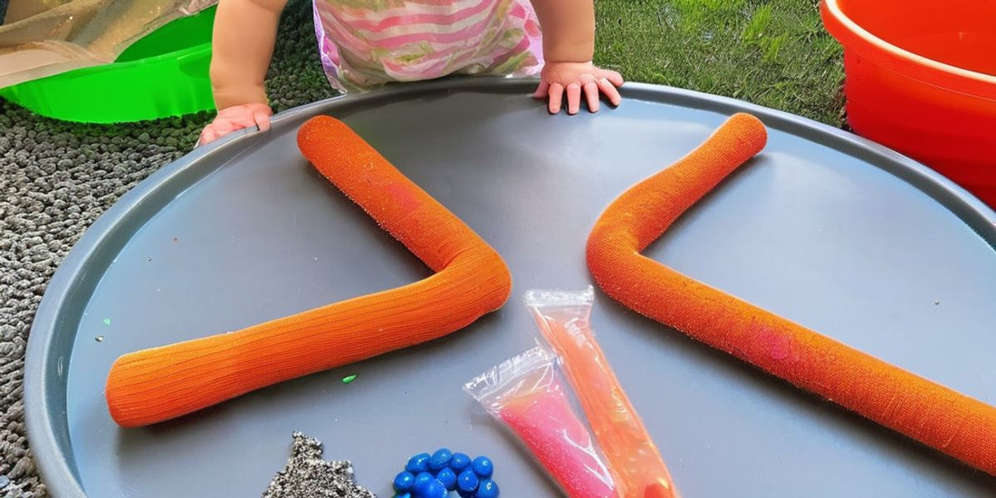How to create a DIY sensory play area with household items. - Home Kartz