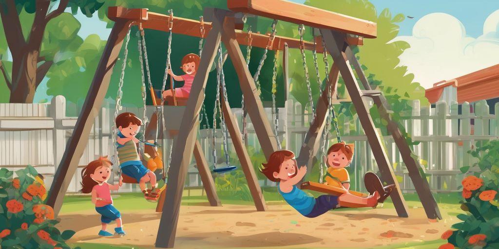 How to Install a Children's Swing Set Safely - Home Kartz