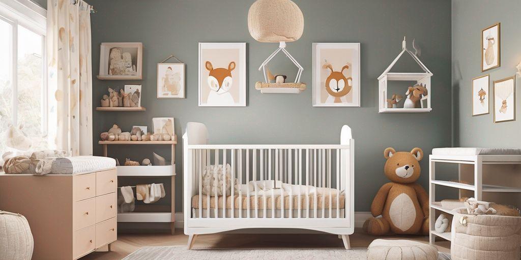 baby essentials in a cozy nursery