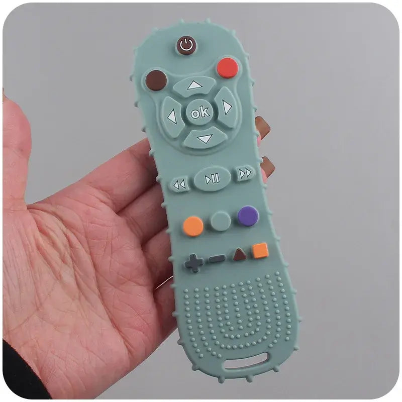 Baby Teether TV Remote Control – Safe, Fun, and Soothing for Teething Babies