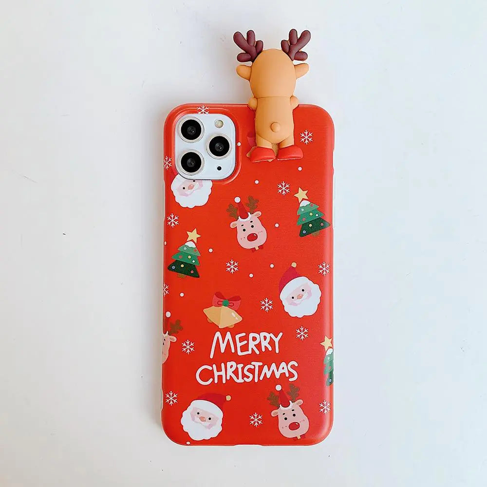 3D Christmas Reindeer Case – Whimsical Holiday Protection for Your Phone 🎄🦌