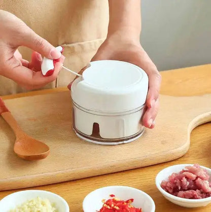 Food Shredder – Manual Mini Processor for Effortless Kitchen Prep