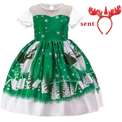 Princess Christmas Dress for Girls: Enchanting Holiday Elegance