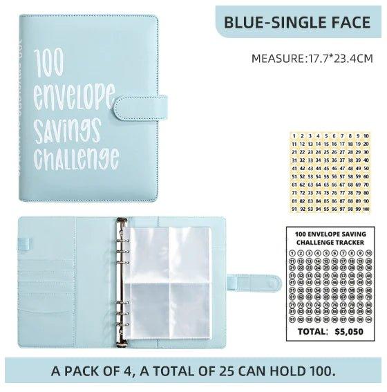 100 Envelope Savings Challenge Binder