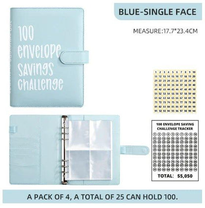 100 Envelope Savings Challenge Binder