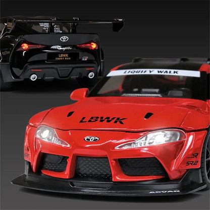 1:22 Toyota SUPRA Track Alloy Sports Car Model