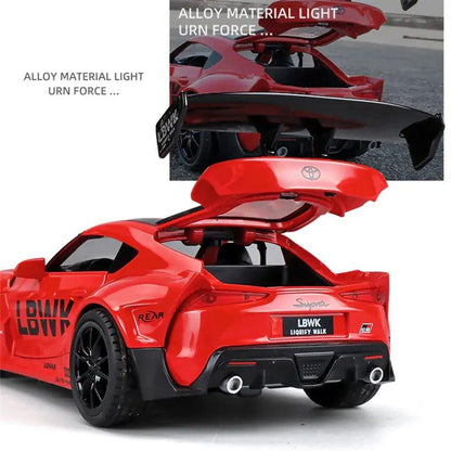 1:22 Toyota SUPRA Track Alloy Sports Car Model