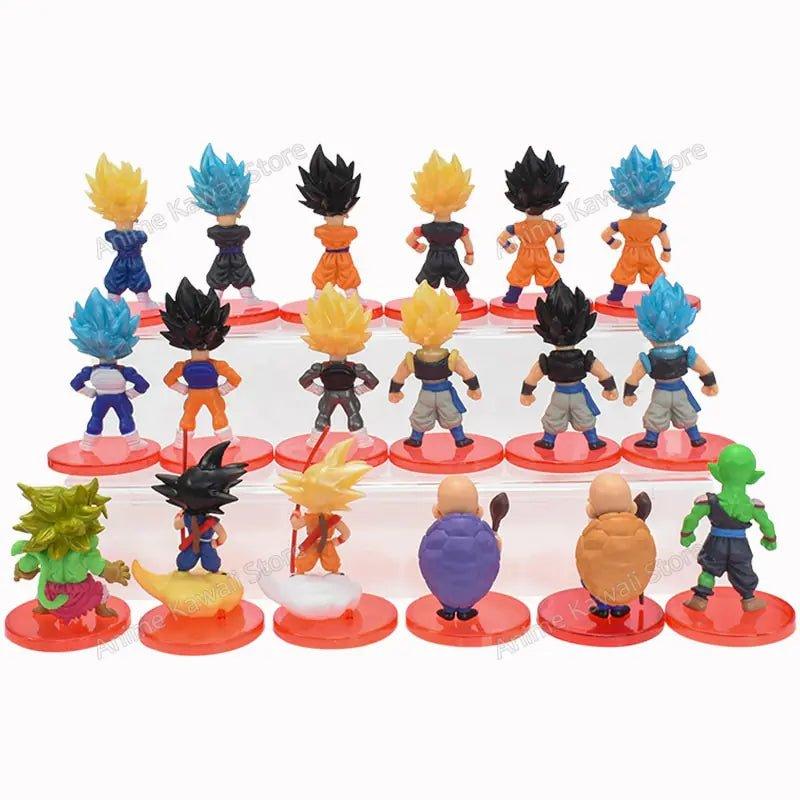 18pcs/Set Dragon Ball Z Figure Collectable Model Doll Toys Kids Gifts