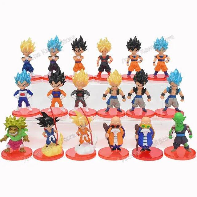 18pcs/Set Dragon Ball Z Figure Collectable Model Doll Toys Kids Gifts