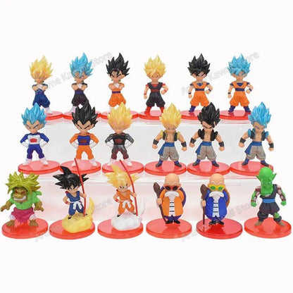 18pcs/Set Dragon Ball Z Figure Collectable Model Doll Toys Kids Gifts