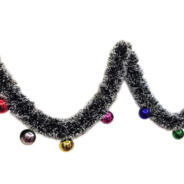 Christmas Garland for Holiday Décor | Elegant, Durable, and Festive | 2m Strip with Bowknot & Ball Design Options