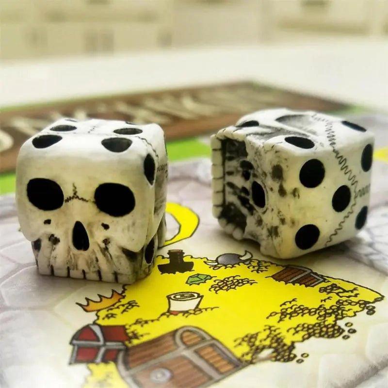 1PC 6 - Sided Skull Dice