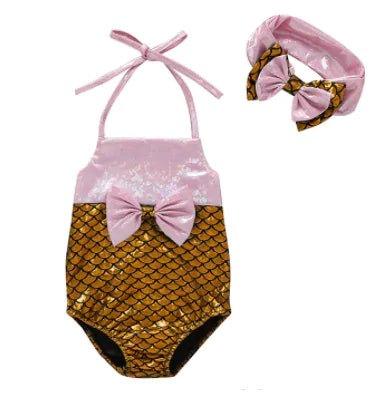 2 Pieces Set Baby Girls Swimwear