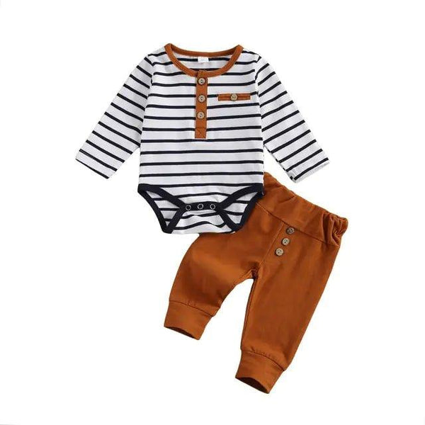 Elevate Your Toddler's Style with the 2Pcs Toddler Casual Suit