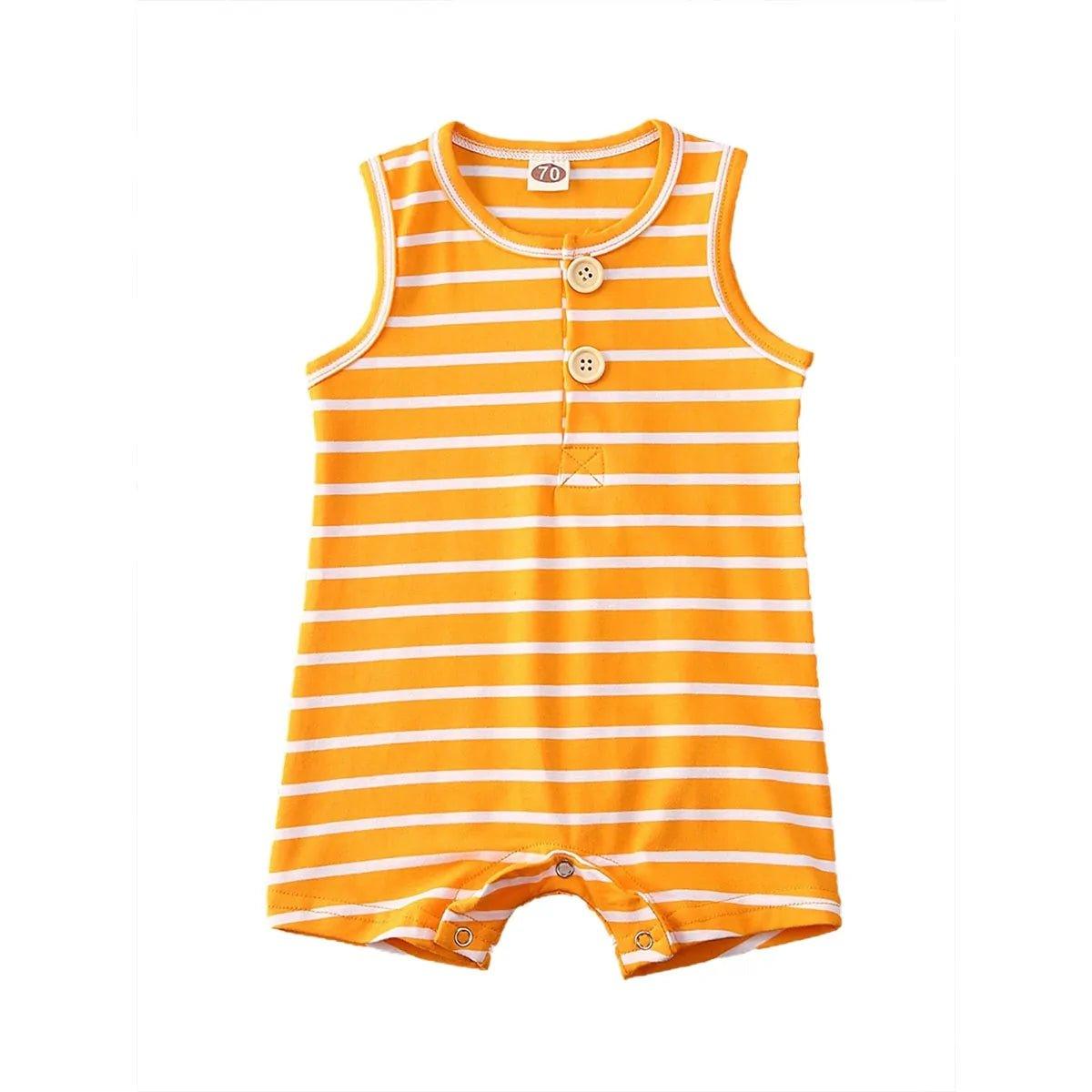 2019 Baby Striped Romper: Sleeveless Summer Outfit