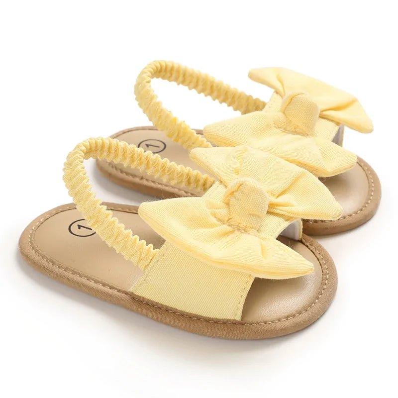 2020 Baby Girls Bow Knot Sandals: Summer Soft Sole Princess Shoes