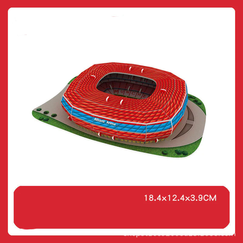 3D Puzzle Football Field Model