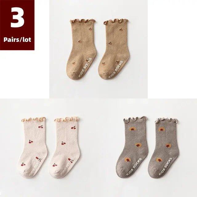 3 Pairs of Anti - Slip Children's Socks