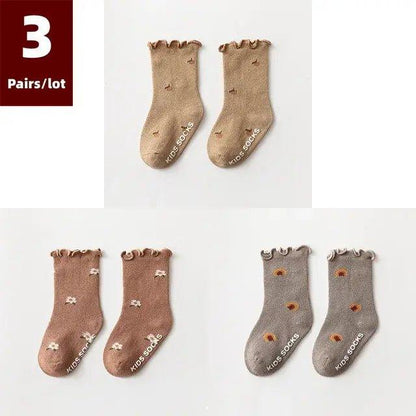 3 Pairs of Anti - Slip Children's Socks