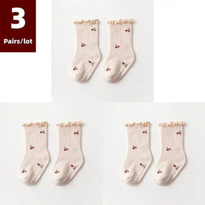 3 Pairs of Anti - Slip Children's Socks