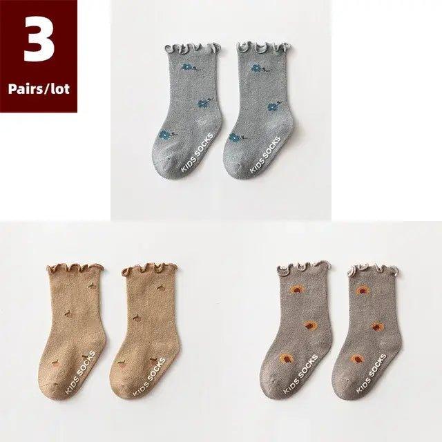 3 Pairs of Anti - Slip Children's Socks