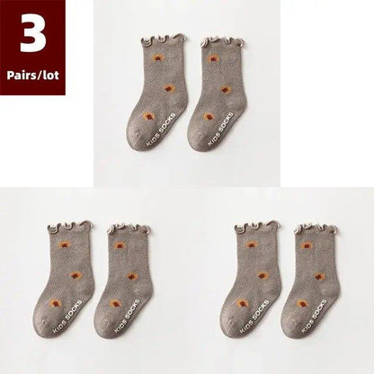 3 Pairs of Anti - Slip Children's Socks