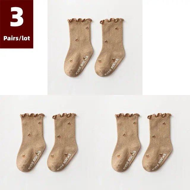 3 Pairs of Anti - Slip Children's Socks