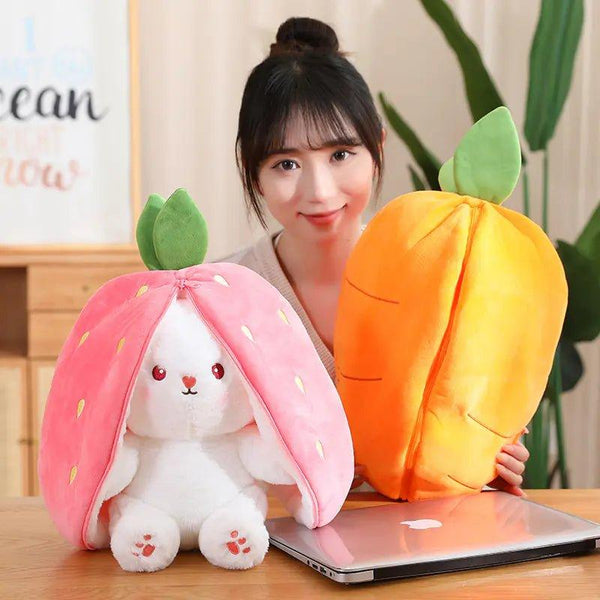 35cm Creative Funny Doll Carrot Rabbit Plush Toy