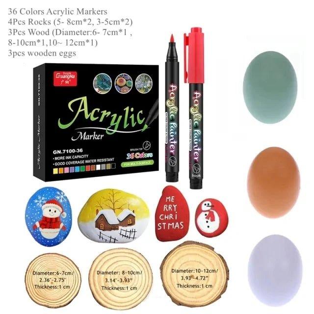 36 Colors Acrylic Paint Pens