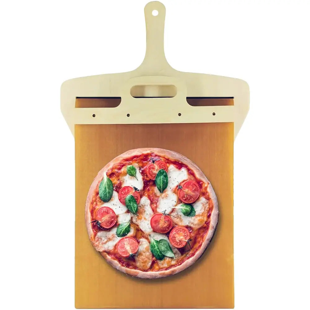 Premium Wooden Pizza Spatula for Easy Transfer and Serving – Ideal Kitchen Tool