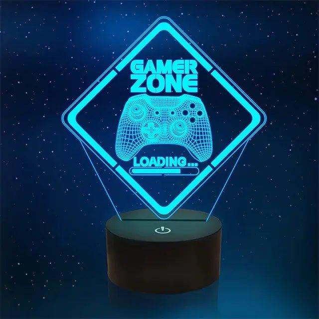 3D LED Lamp for Game Room