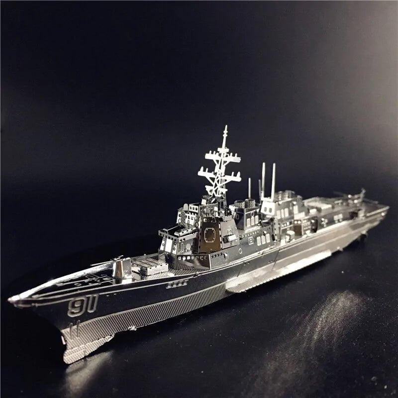 3D Metal Puzzle Class Destroyer