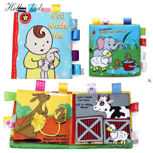 3D Soft Baby Books Activity Quiet Cloth Book