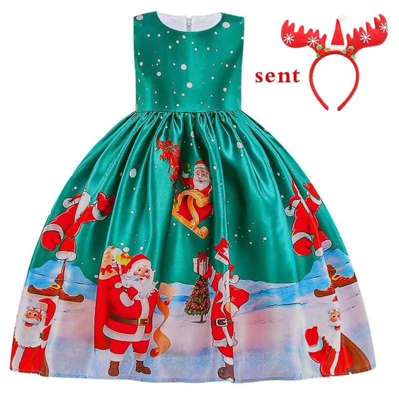 Princess Christmas Dress for Girls: Enchanting Holiday Elegance