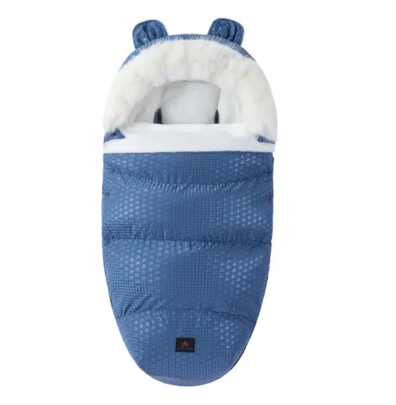 Baby Sleeping Bag with Fur Collar