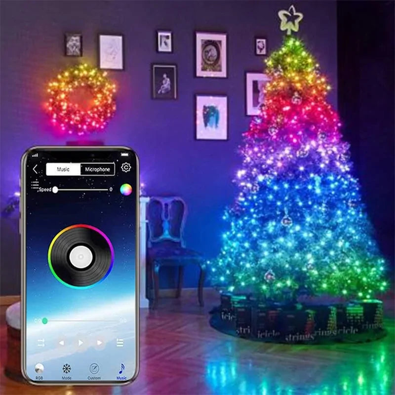 Light Up Your Holidays with Customizable LED Christmas Tree Decoration Lights 🎄✨