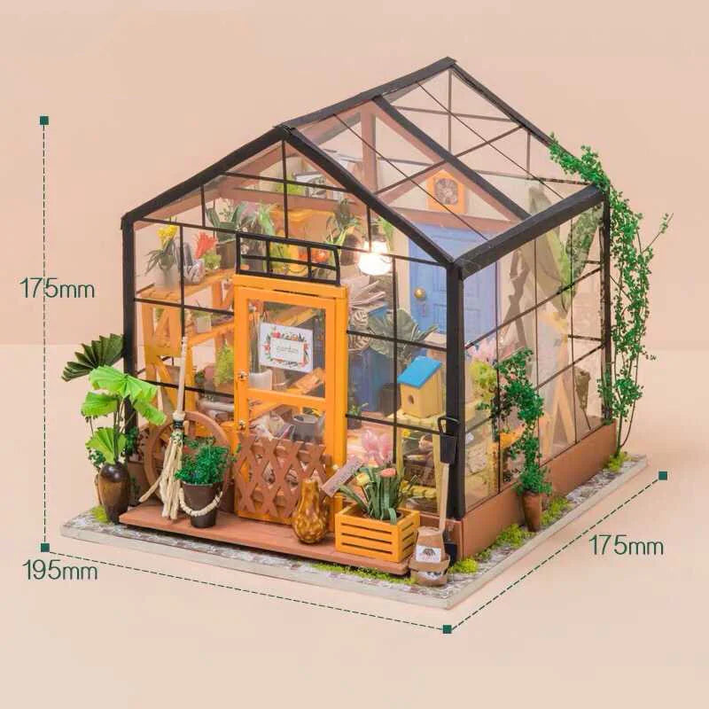 Build Your Dream Miniature Home with Our DIY Handmade House Piece Puzzle - Perfect for Craft Lovers!