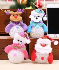 Mini LED Snowman Christmas Lights