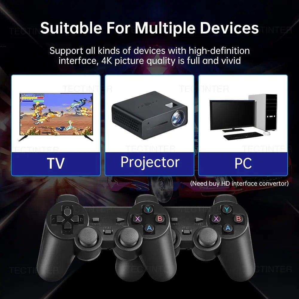 4K Video Game Console Wireless Controller Gamepad