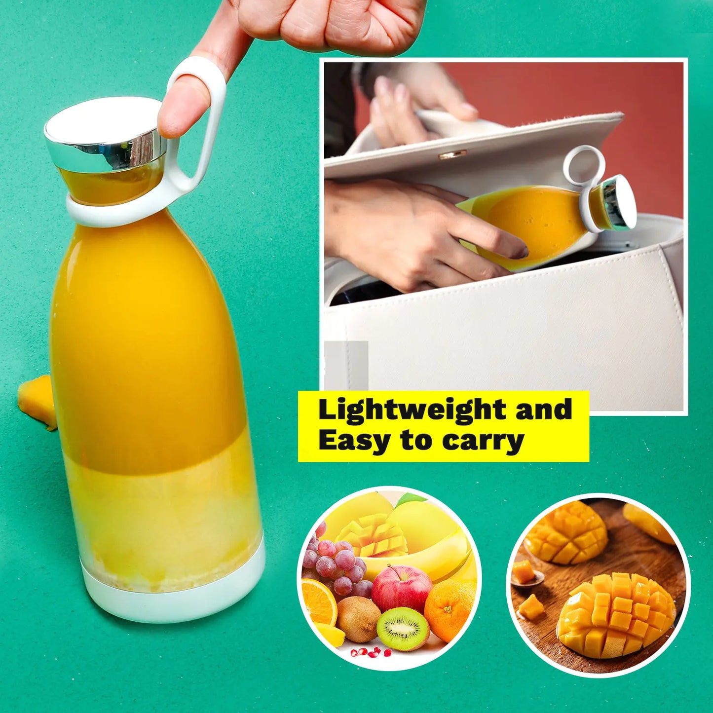 Versatile Juice Extractor Portable Mixer Food Processor | Fresh Juices & Smoothies on the Go