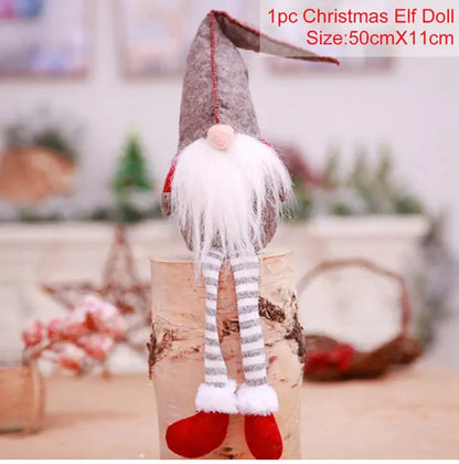 Gnome Christmas Faceless Doll – Whimsical Holiday Decoration for Festive Cheer | Perfect Holiday Gift