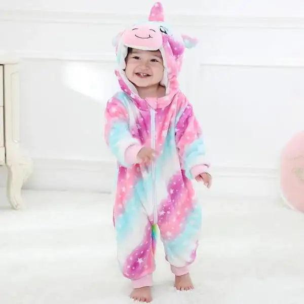 Children's Cute Long Sleeved Pajamas