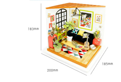 Build Your Dream Miniature Home with Our DIY Handmade House Piece Puzzle - Perfect for Craft Lovers!