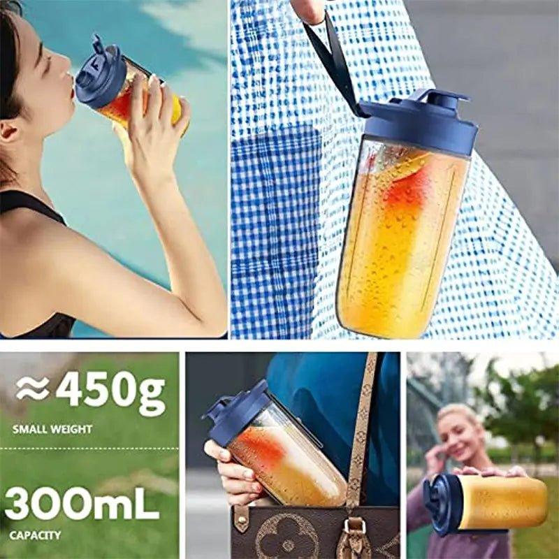 6 Blades Juicer Cup 400ML: Portable USB Smoothie Blender for Fresh Juices