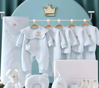 6 Item Bundle: Welcome Your Newborn with Our Baby Luxe Gift Set